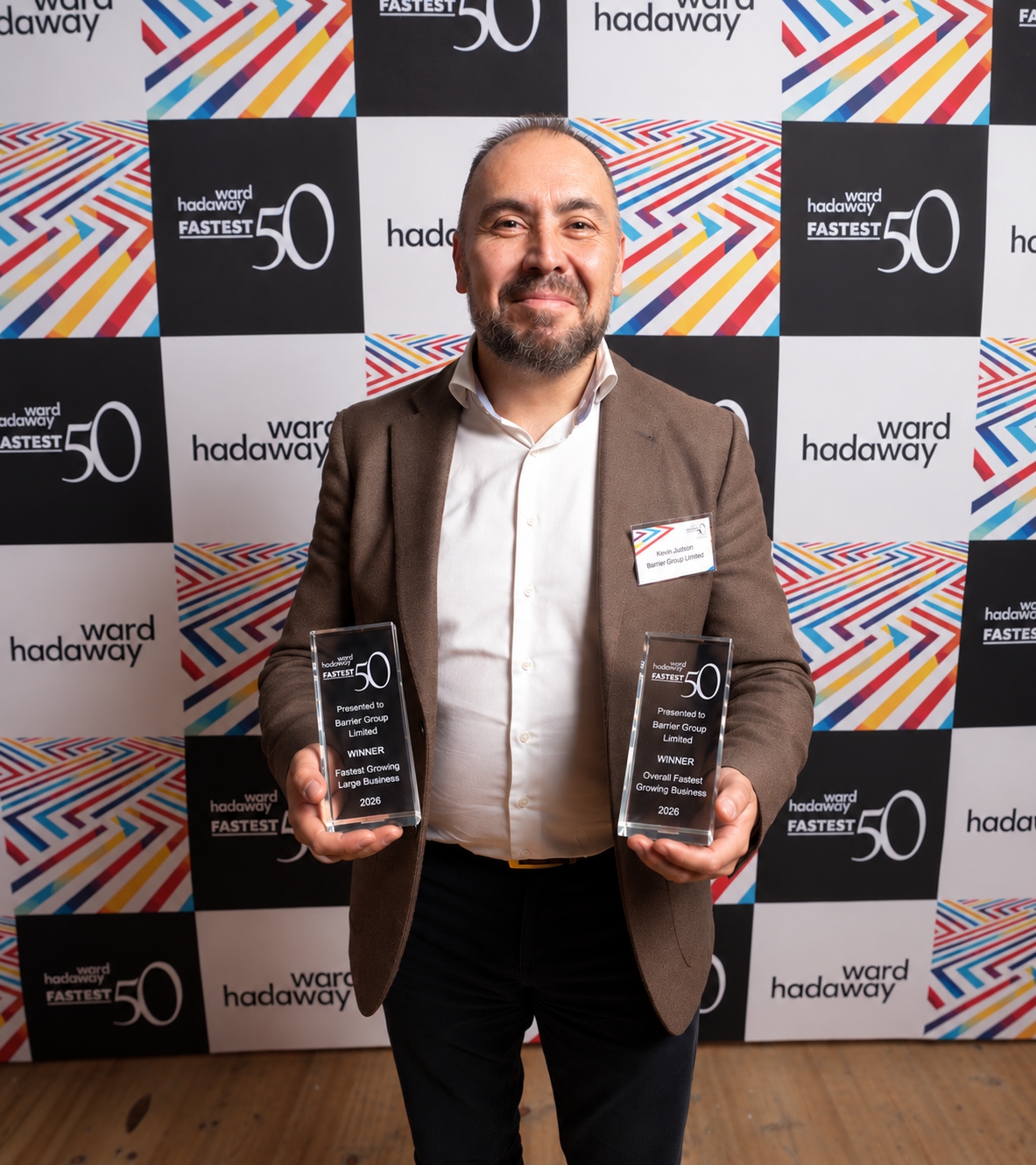 Barrier Group named the North East's Fastest-Growing Business for 2026